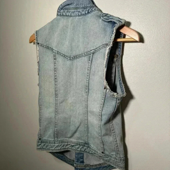 Blanknyc denim vest western ranch boho festival XS - Picture 4 of 5